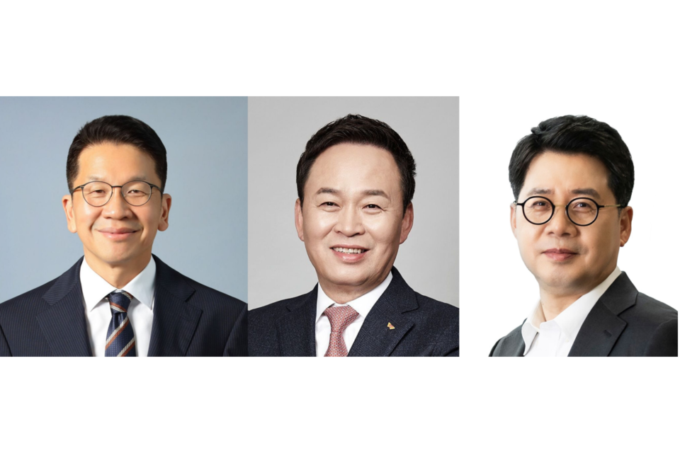 왼쪽부터 최창원 수펙스추구협의회 의장, 장용호 SK CEO, 박상규 SK이노베이션 CEO. (사진=SK그룹)