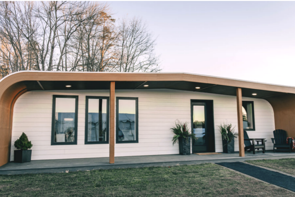 3D 프린팅 기술로 건축된 주택. (사진=메인대학교)