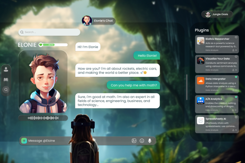 플립정글랩이 언어향상교육 혁신을 위한 획기적 AI 영상 통화 기능을 출시했다. (사진=플립정글랩)