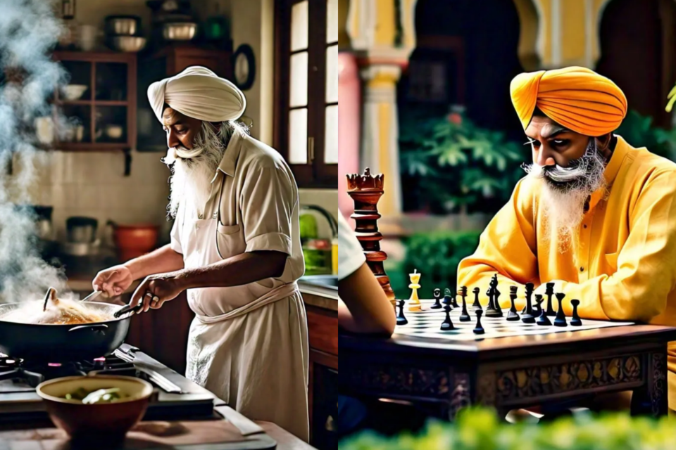 직업을 다양하게 바꿔가며 이미지 생성을 요청했으나, 메타 AI '이매진'은 일관된 사진을 내놓았다. (사진=테크크런치)