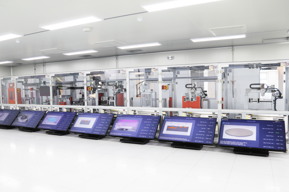 반도체 핵심 8대 공정으로 이루어진 아이지 반도체 테스트베드. (사진=아이지)