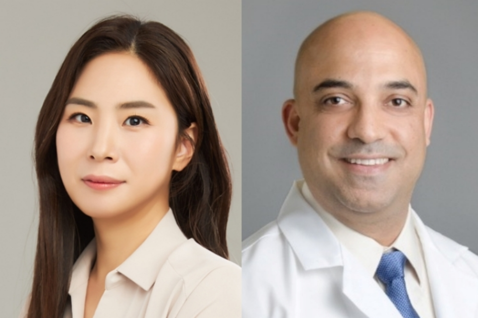 왼쪽부터 GIST 융합기술원 강지연 교수, 뉴욕주립대 버팔로 의대 Amit Kandel 교수. (사진=지스트)