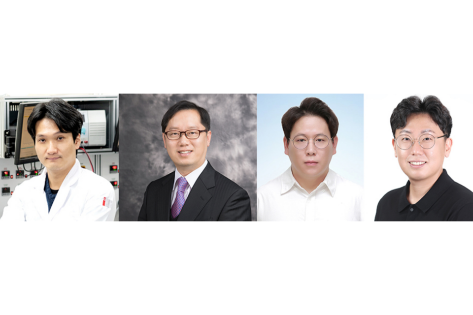 왼쪽부터 엄광섭 교수, 정건영 교수, 조기엽 박사, 조성준 박사. (사진=지스트)