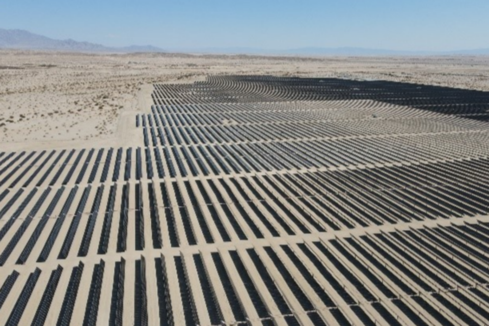한화큐셀이 완공한 미국 캘리포니아 주 소재 태양광 발전소(50MW). (사진=한화큐셀)