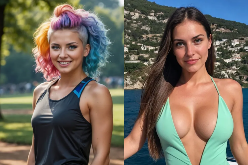 아이야나 레인보우(왼쪽)과 라리나. (사진=aiyana_rainbow, viva_lalina 인스타그램)