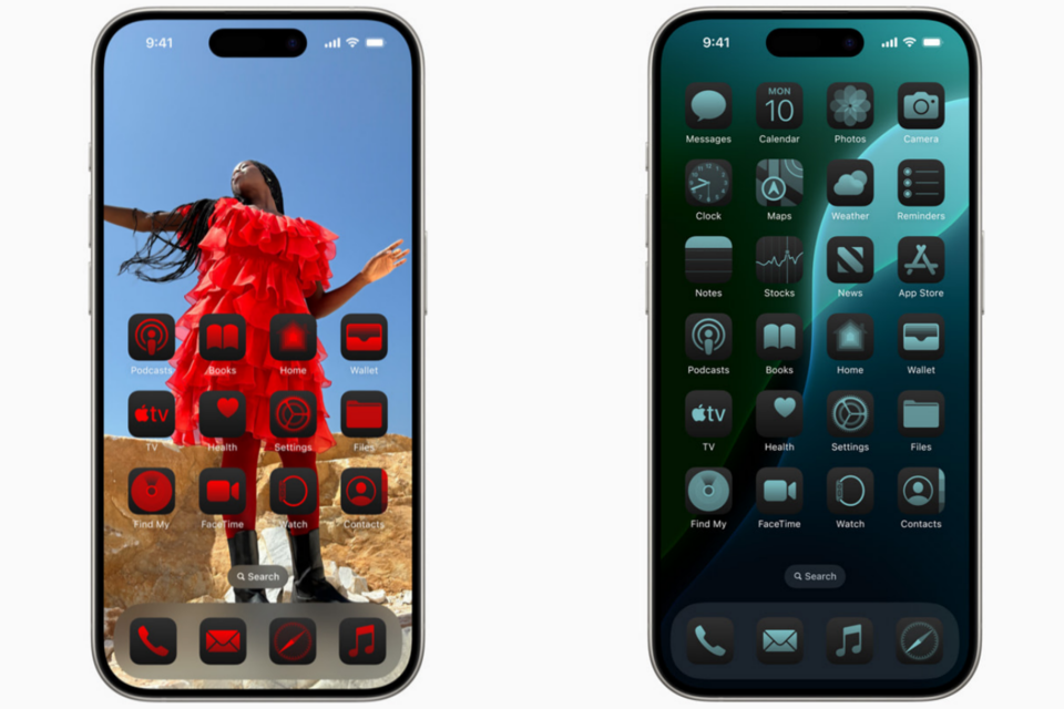 홈 화면 및 앱 아이콘 변경 기능. (사진=애플)