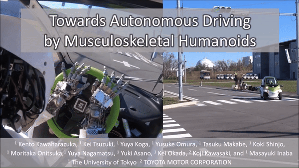 운전하는 휴머노이드 로봇 '무사시'. (그래픽=도쿄대학교 JSK연구소 조교수 켄토 카와하라즈카)