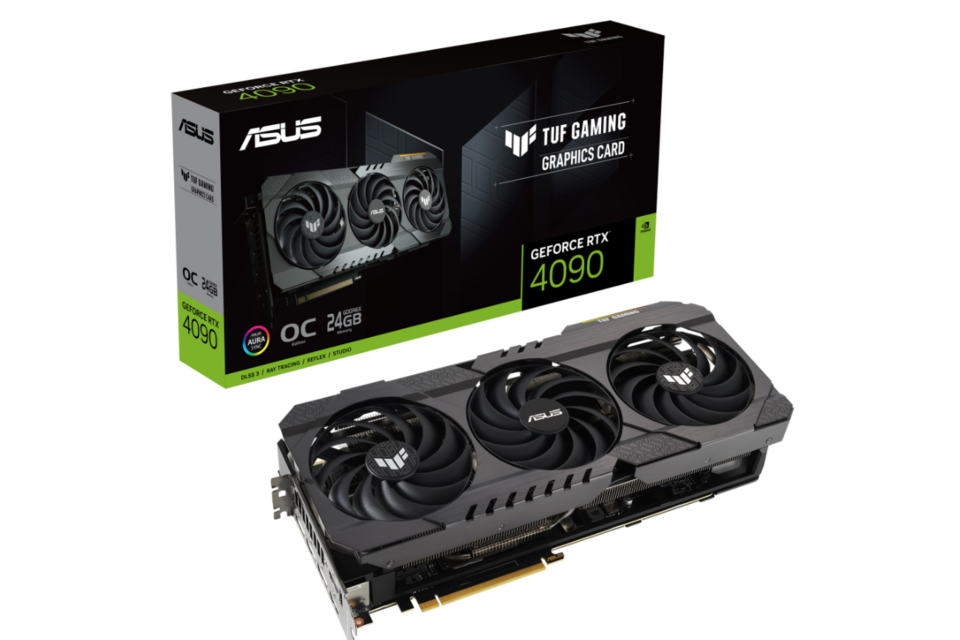 TUF Gaming 지포스 RTX™ 4090 그래픽카드. (사진=에이수스)