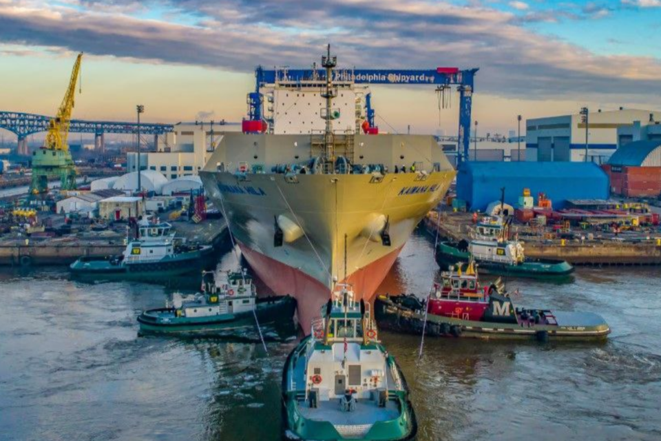 미국 필리 조선소 전경. (사진=한화그룹)