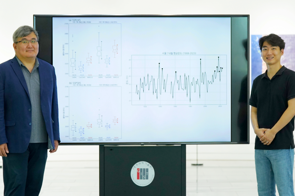 왼쪽부터 GIST 윤진호 교수, 류지훈 박사과정생. (사진=지스트)