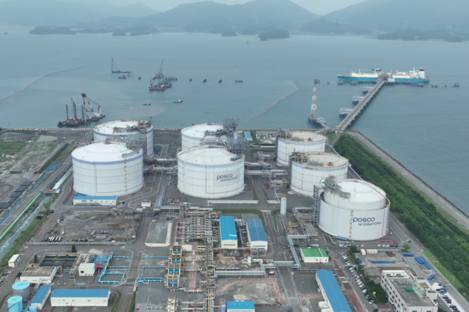 광양 제1LNG터미널 전경. (사진=