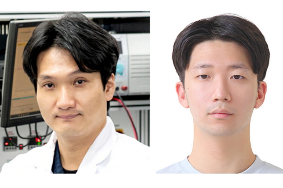 왼쪽부터 엄광섭 교수, 조진현 박사과정생. (사진=지스트)