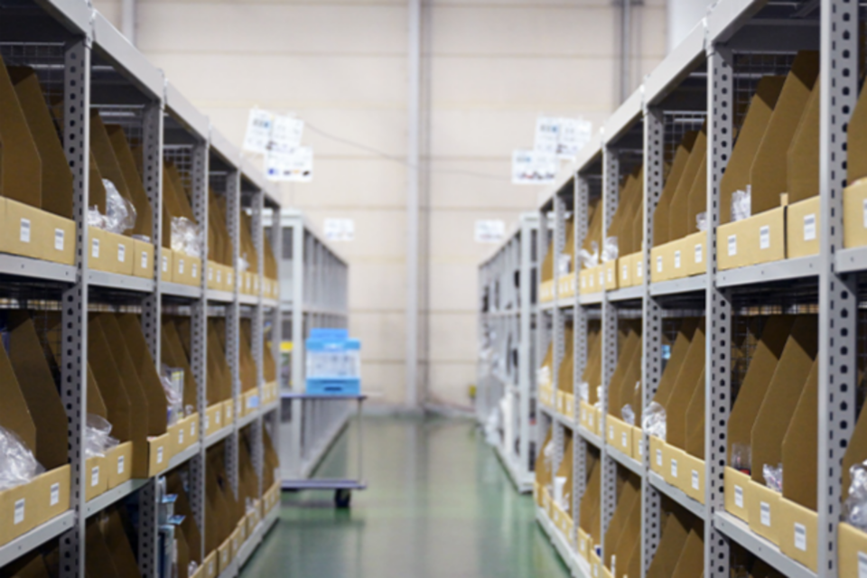 물류관리 플랫폼 COOOLa가 도입된 물류 창고. (사진=브라이센코리아)