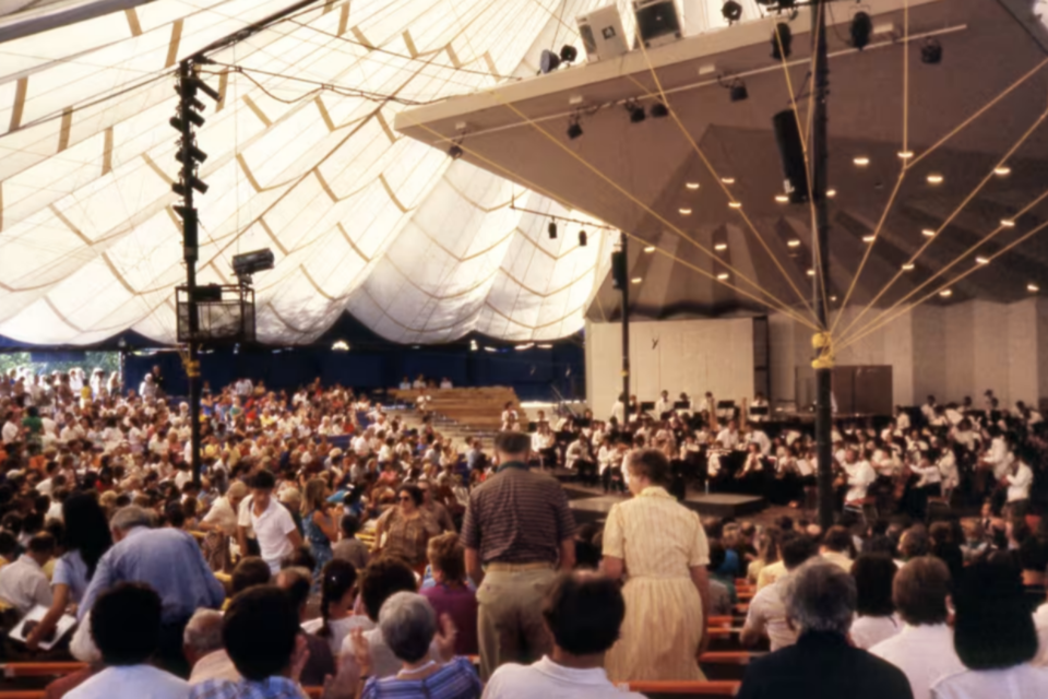 스티브 잡스가 강연했던 애스펀 원형극장 내부. (사진=스티브 잡스 아카이브)