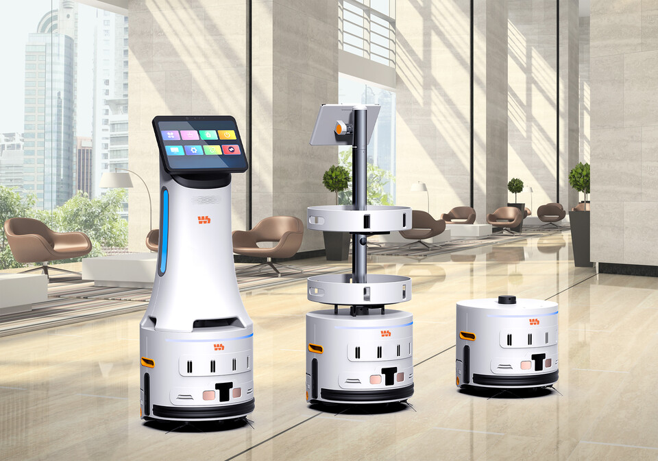 청소로봇 ‘휠리’. (사진=라이노스)