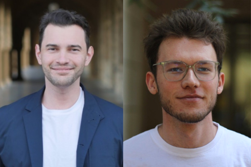 공동 창립자 마이클 링겔바흐(왼쪽)와 알렉스 버그만. (사진=링크드인)