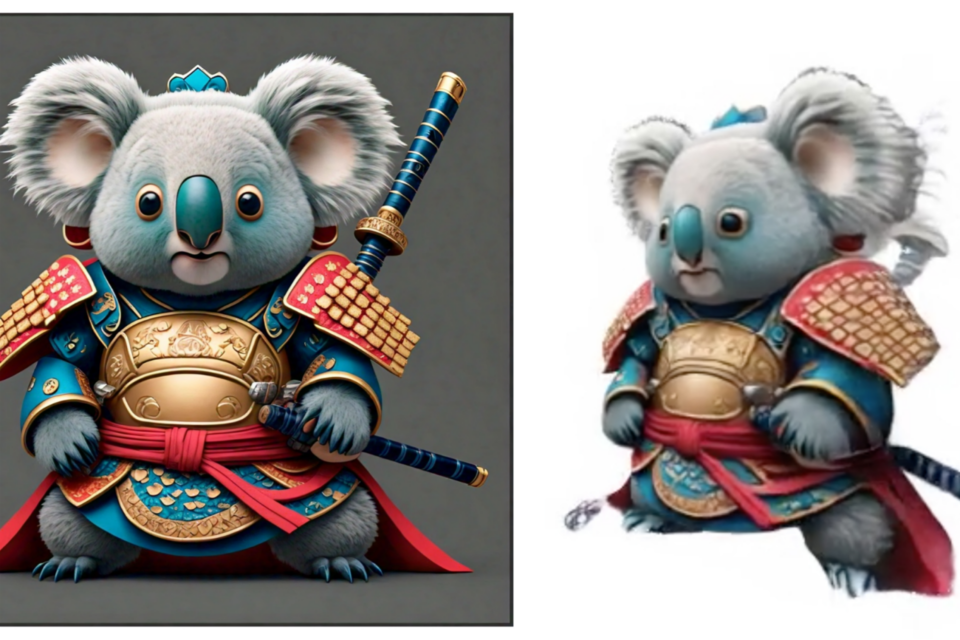 메타는 2D 사진(왼쪽)을 브이퓨전3D 모델을 활용해 3D 콘텐츠(오른쪽)로 생성했다. (사진=메타)