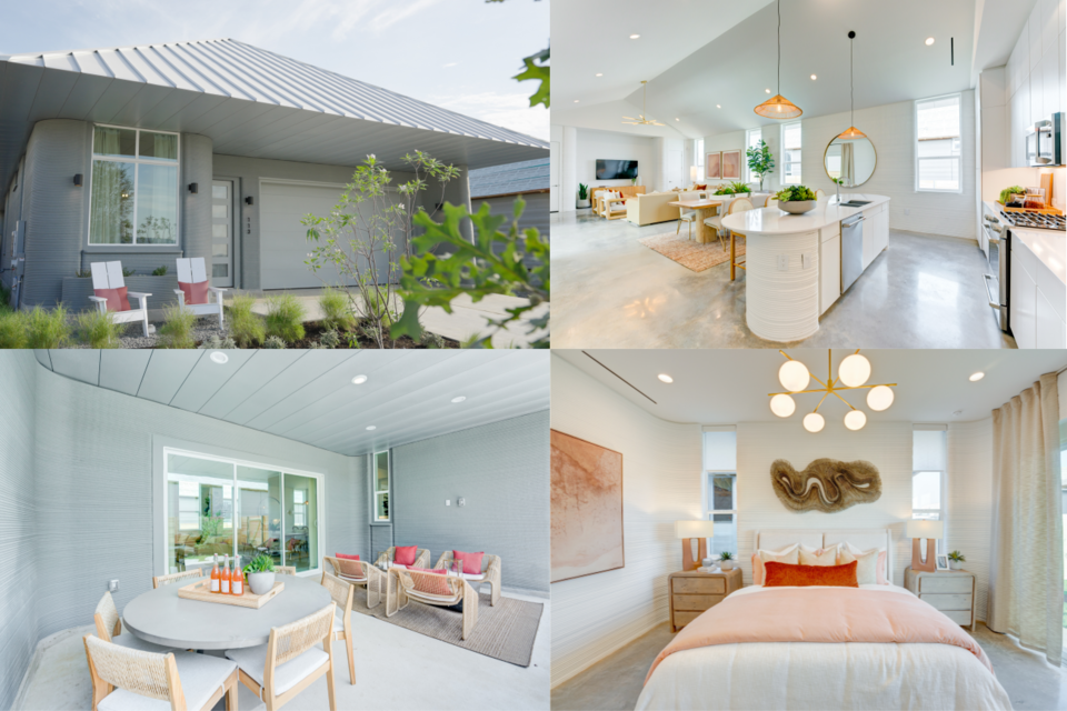 3D 프린팅 주택 내부. (사진=아이콘)