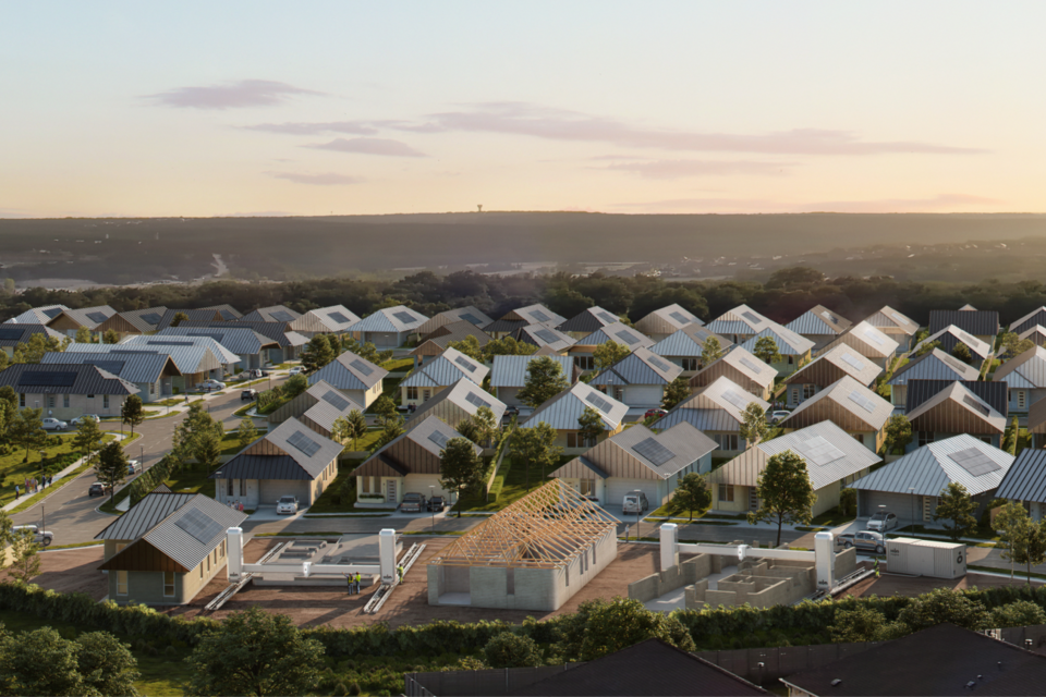 세계 최대 규모로 조성되는 3D 프린팅 주택단지. (사진=아이콘)