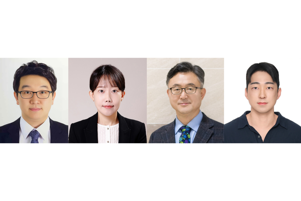 왼쪽부터 강홍규 책임연구원, 장수영 연구교수, 이광희 교수, 조일욱 박사(제1저자). (사진=지스트)