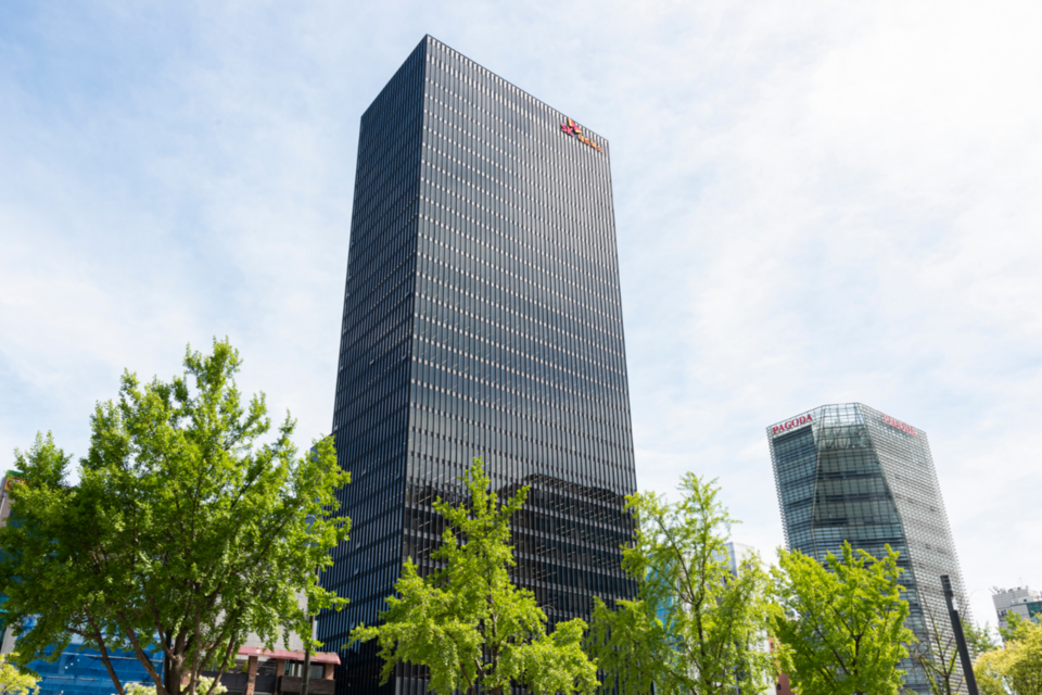 SK네트웍스 삼일빌딩 전경. (사진=SK네트웍스)