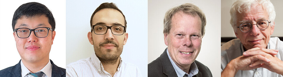 왼쪽부터 GIST 이선재 교수, 킹스 칼리지 런던 Saeed Shoaie 교수, KTH 왕립공과대학 Mathias Uhlen 교수, 프랑스 INRAE 연구소 S Dusko Ehrlich 교수. (사진=지스트)