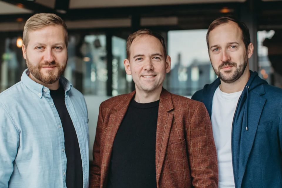 릴라이언트 AI 공동 창립자. 왼쪽부터 리처드 슐레겔, 마크 G. 벨레마르, 칼 모리츠 헤르만. (사진=릴라이언트 AI)