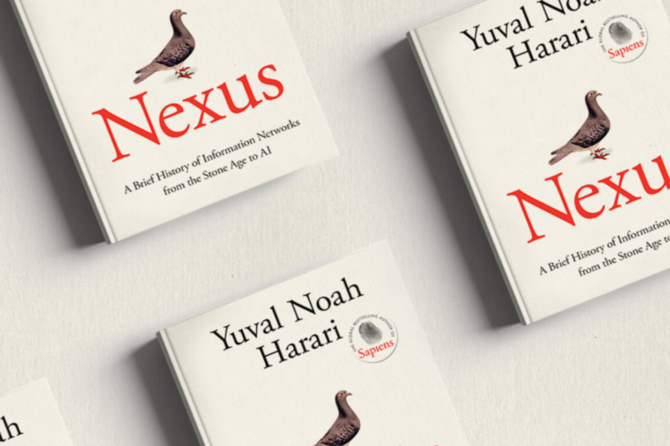 유발 하라리 교수의 새 책 '넥서스'. (사진=유발 하라리 홈페이지)