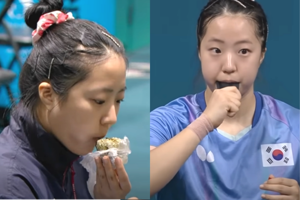 신유빈 선수. (사진=유튜브 중계 영상 갈무리)