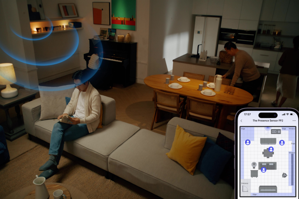 아카라라이프에서 mmWave 센서를 비롯한 복수의 센서를 활용해 재실 유형 감지 정확도를 높이는 방법으로 특허를 취득했다. (사진=아카라라이프)