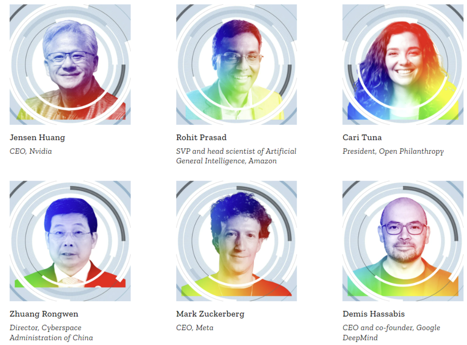 타임 100 AI 지도자 부문. (사진=타임)