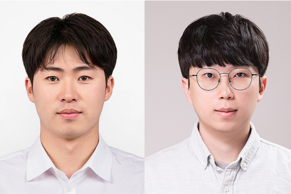 ‘ChatGPT4PCG’대회에서 2위를 수상한 ‘IJ-Bot’ 팀. 왼쪽부터 AI대학원 석박통합과정 백인창 학생과 융합기술학제학부 석사과정 노진하 학생. (사진=지스트)