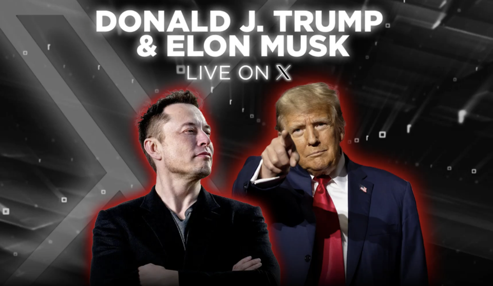 트럼프는 최근 머스크와 대담을 진행했다. (사진=트럼프 X)