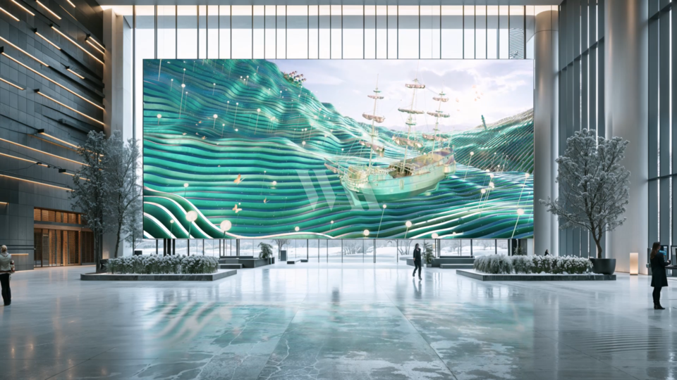 커즈의 프리미엄 미디어아트 플랫폼 ‘WAA(Where Art’s Alive)’ 작품. (사진=커즈)