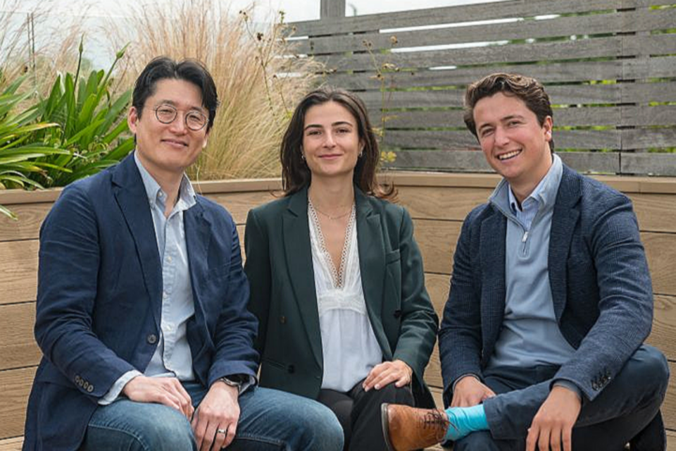 카디아테크를 설립한 한남식 CTO, 텔마 자블로키 COO, 라파엘 페랄타 CEO. (사진=카디아테크)