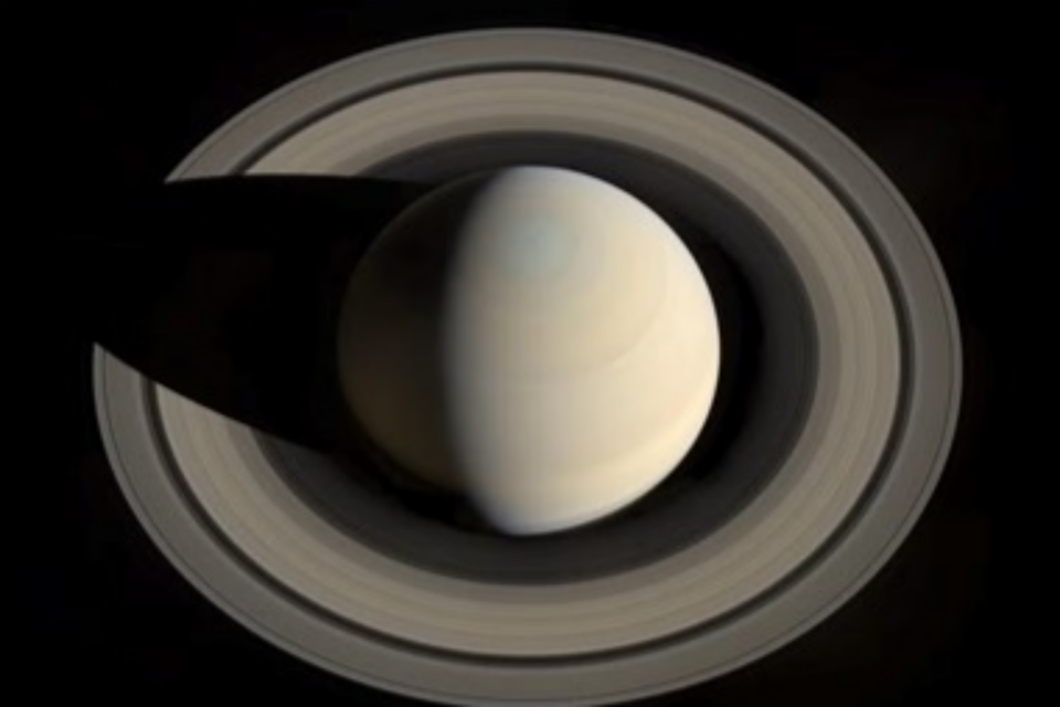 카시니 탐사선이 촬영한 토성. (사진=NASA/JPL)