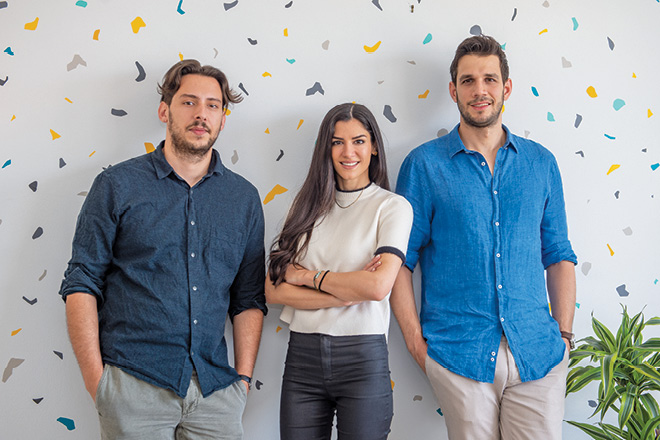 라니아 람프루와 공동 창업자들. (사진=심플러)