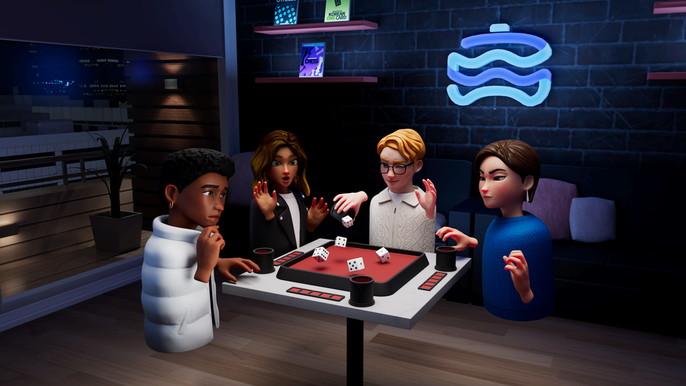 보드게임 ‘Yacht Dice’. (사진=다이브엑스알)