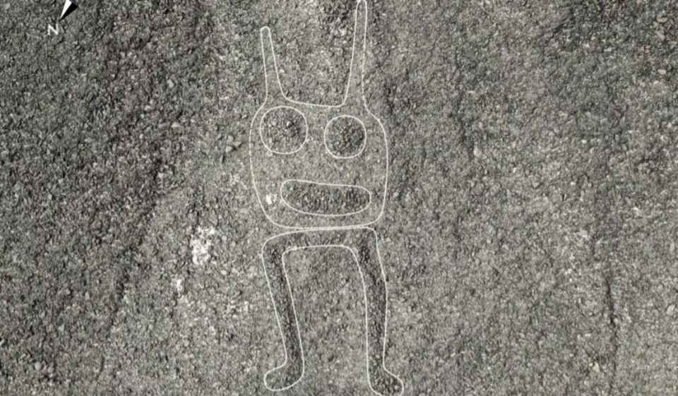 일본 연구진이 새롭게 발견한 나스카 지상화. (사진=야마가타대학 연구팀)