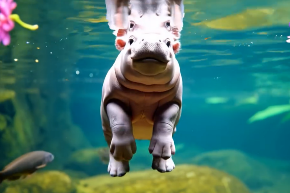 무비 젠 모델로 만든 AI 영상 갈무리. (사진=메타)