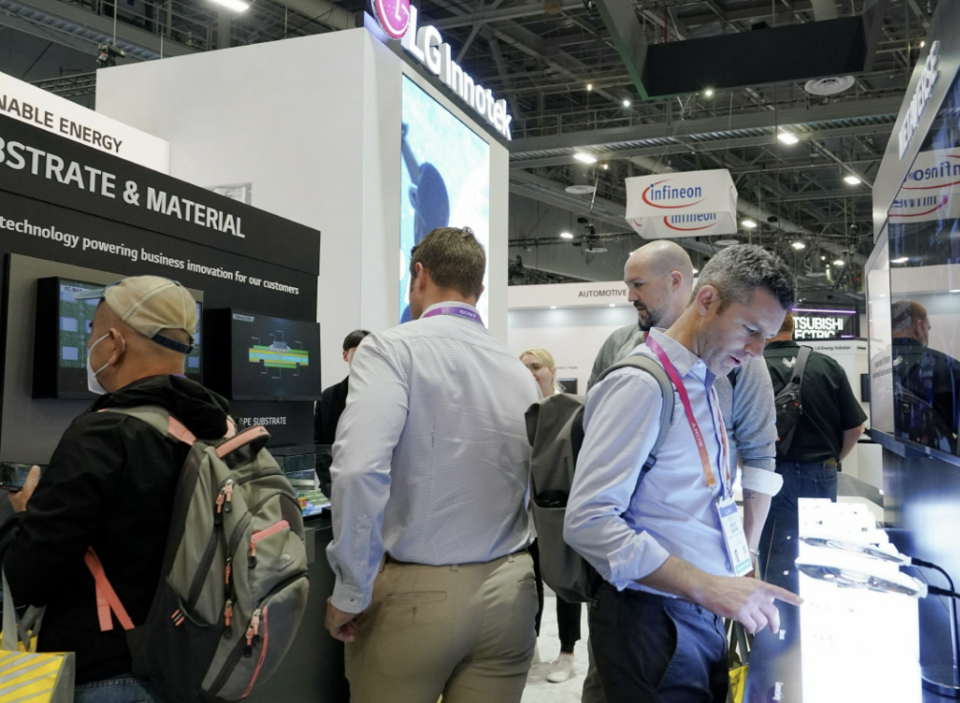 지난해 CES 2023에 참가한 LG이노텍 부스. (사진=LG이노텍)