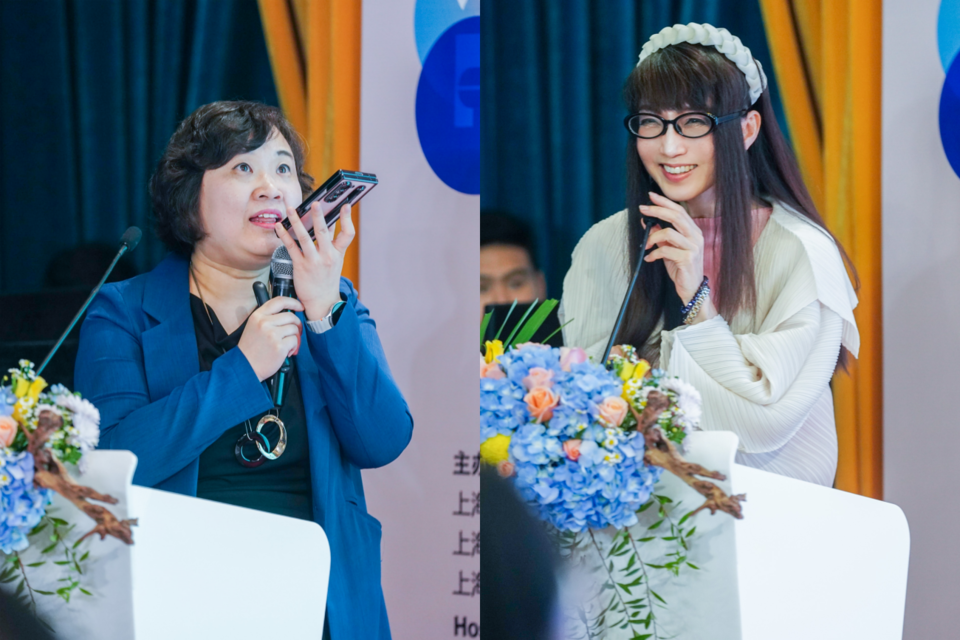 김예은 이사장과 클레오킴 이사. (사진=상하이예술품박물관)