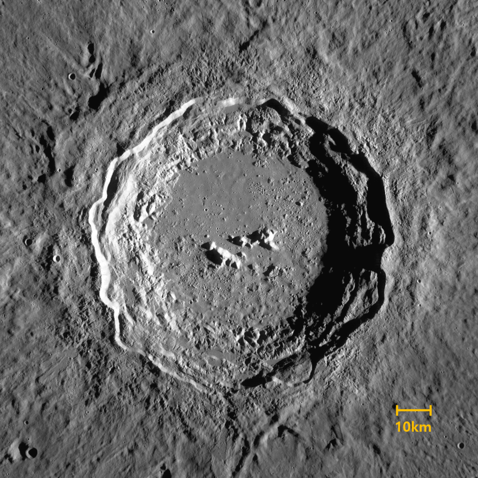 코페르니쿠스 충돌구. (사진=-NASA)