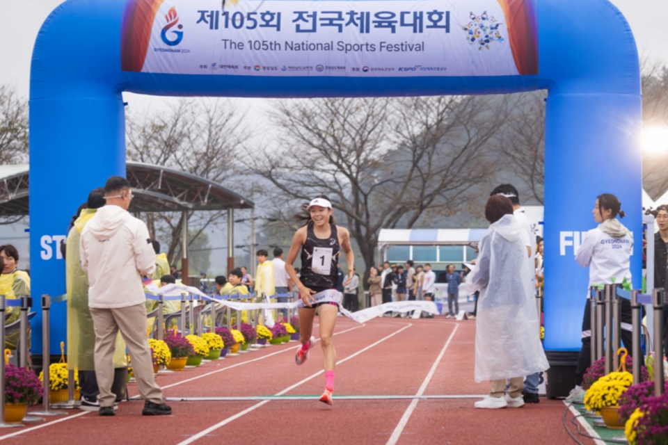 이번 대회에서 3관왕에 오른 근대5종 신수민 선수. (사진=SK텔레콤)