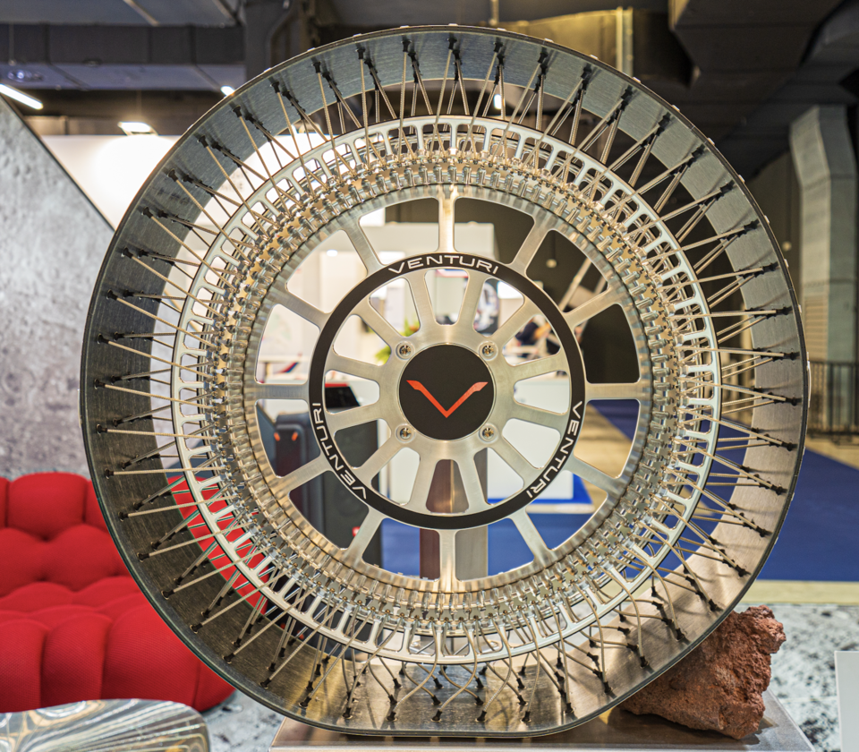 벤투리 아스트로랩 달 탐사선 바퀴. (사진=지식인미나니)