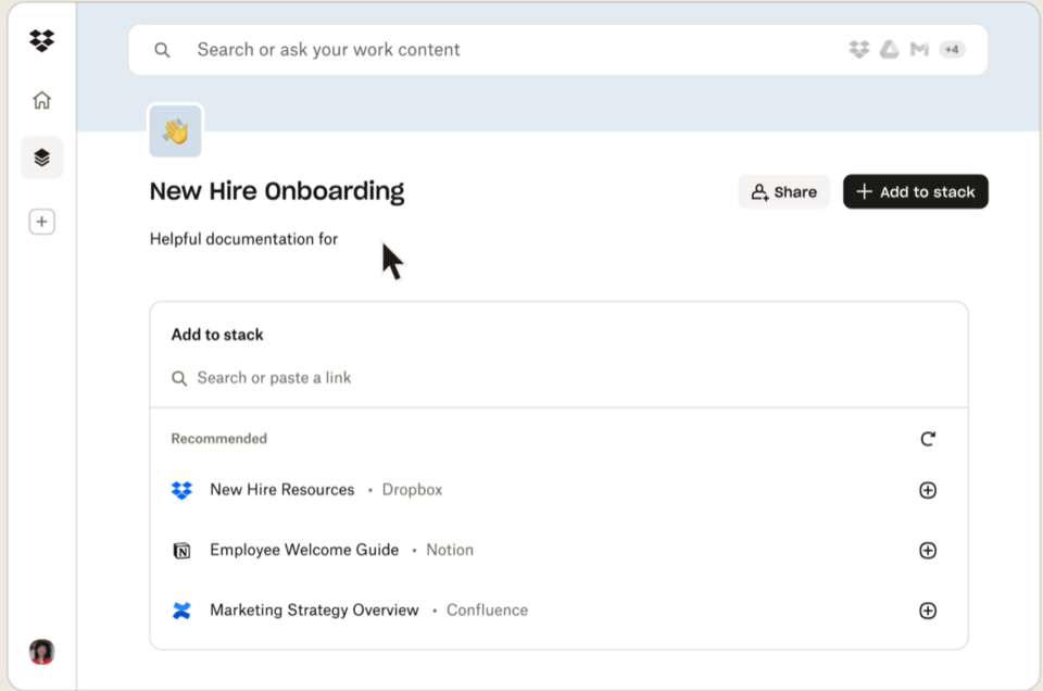 드롭박스가 자사 서비스에 AI 기능을 속속 도입하고 있다. (사진=드롭박스)