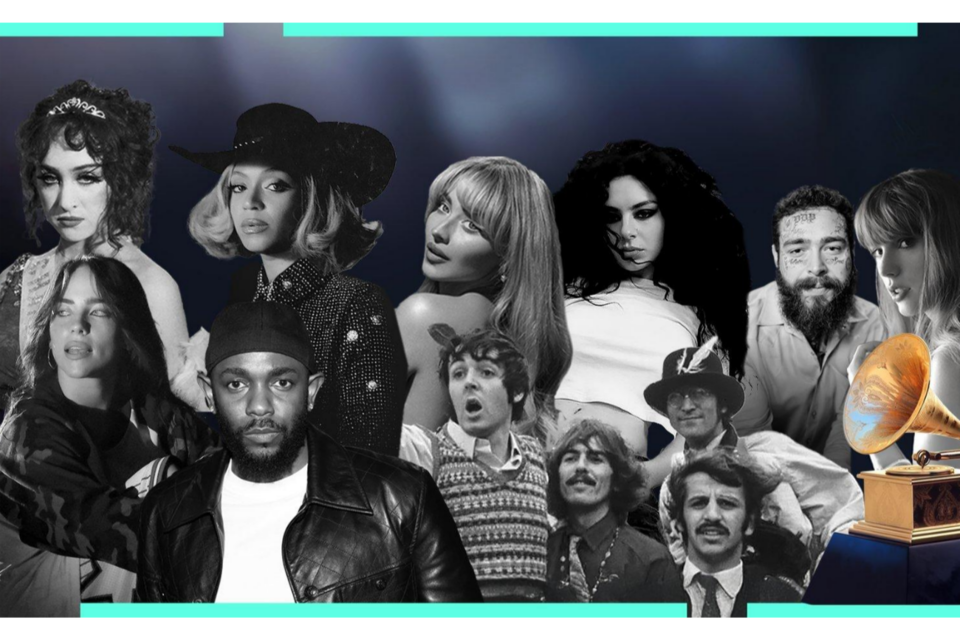 제67회 그래미 시상식에서 올해의 레코드 부문 후보로 오른 아티스트. (사진=그래미)