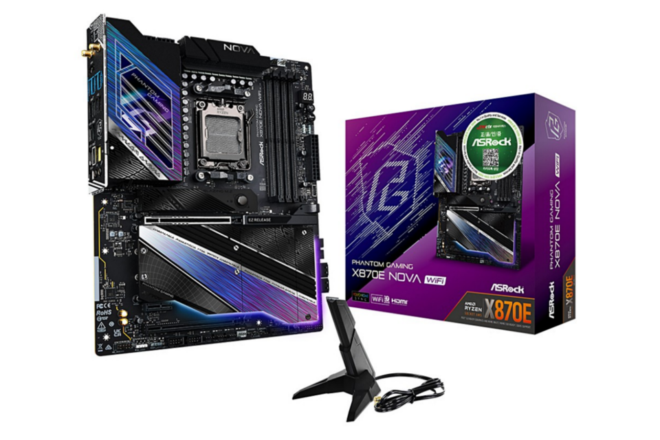 AM5 소켓 기반 AMD 9000 시리즈 CPU 대응 메인보드로, 특히 게이밍 하드웨어 구동에 필요한 모든 요구 조건을 완벽하게 충족한다. (사진=대원씨티에스)