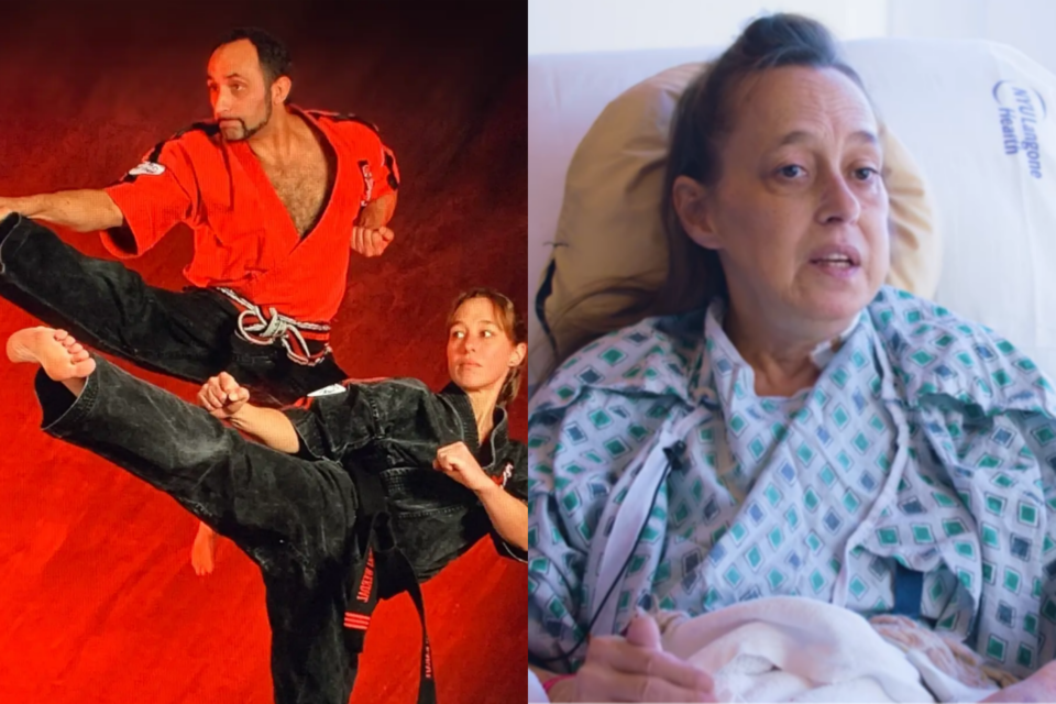 로봇 의사에게 폐 이식수술을 받은 셰릴 메르카. (사진=뉴욕대 랑곤건강센터)