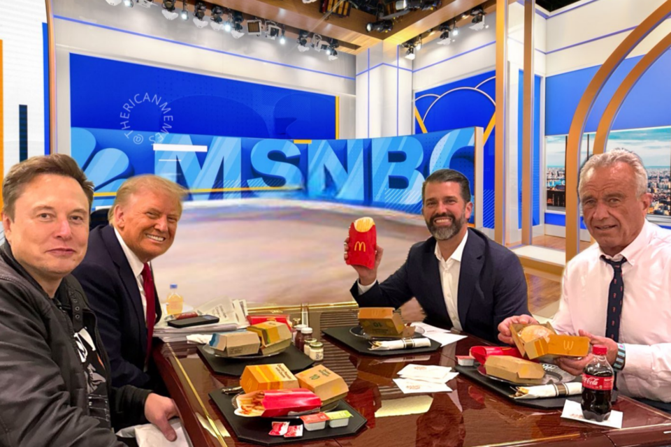 일론 머스크 테슬라 CEO(왼쪽에서 첫 번째)와 도널드 트럼프 당선인(왼쪽에서 두 번째). (사진=일론 머스크 X)